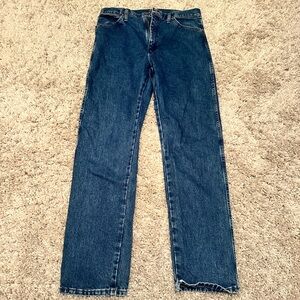Wrangler Dark Blue Straight Jeans
